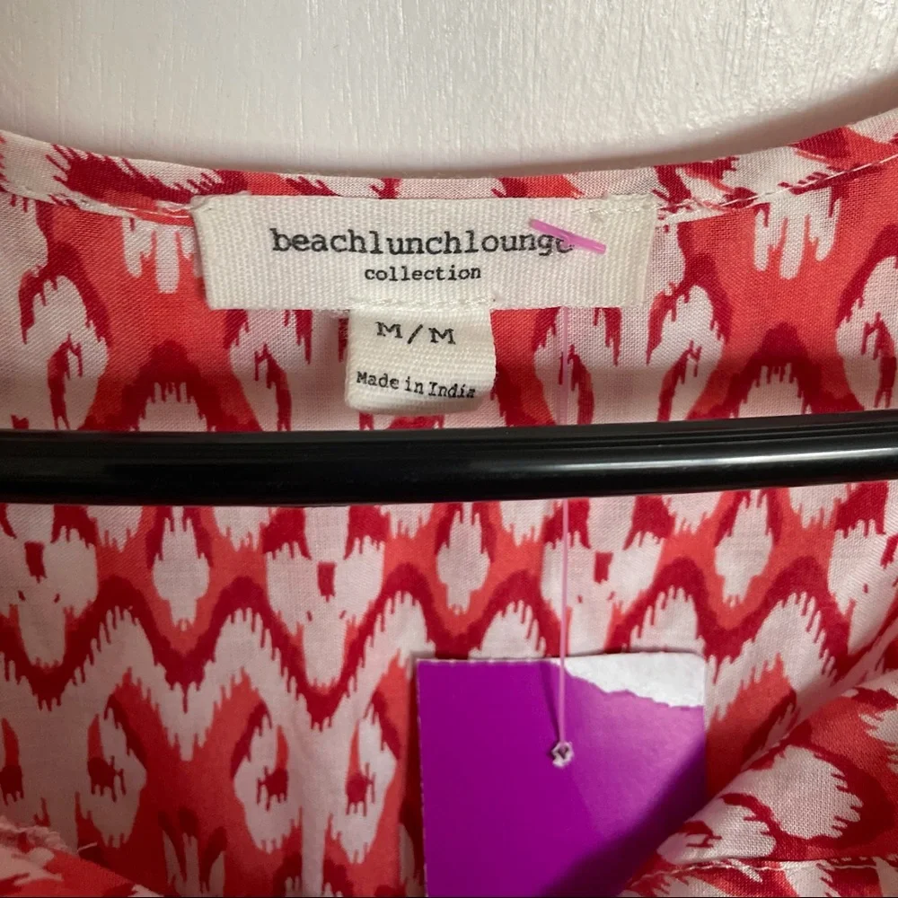 BeachLunchLounge Multicolor Wing Sleeve Top - Size M - Picture 4 of 11